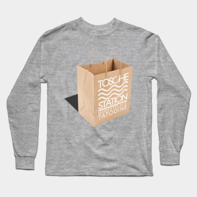 Tosche Station Marketplace Long Sleeve T-Shirt by PopCultureShirts